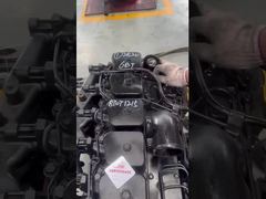 Teste de funcionamento do motor diesel 6BT