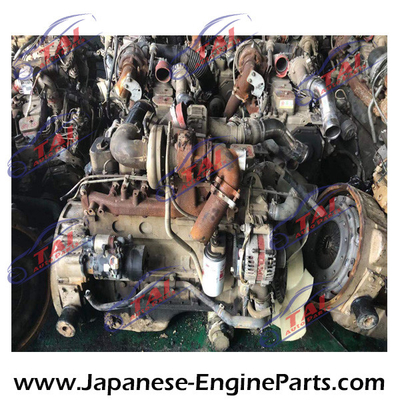 Motor japonês 6BT usado Motor automóvel completo com caixa de engrenagens para caminhão de passageiros Cummins Dodge Ram