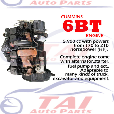 Cummins 4BT 6BT Motor Diesel Usado