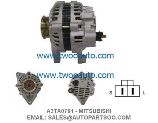 Bom preço A3TA0791 A3TA0791A - Alternador MITSUBISHI 12V 90A Alternadores on-line