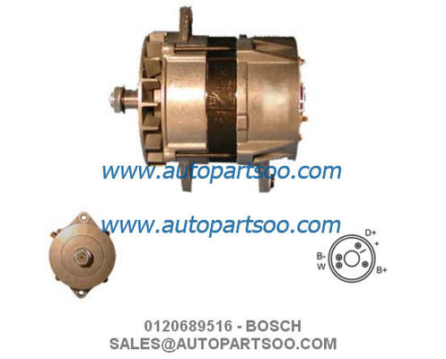 Bom preço Alta precisão 0120689516 LRA02526 BOSCH Alternador 24V 100A Alternador on-line