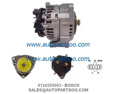 Bom preço 0124555003 0124555041 - Alternador BOSCH 24V 80A Alternadores on-line