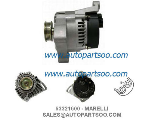 Bom preço 63321600 63321605 - Alternador MARELLI 12V 65A Alternadores on-line