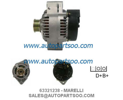 Bom preço 63320218 63321238 - Alternador MARELLI 12V 65A Alternadores on-line