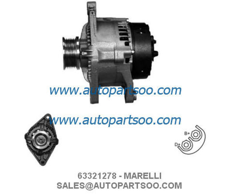 Bom preço 63321278 63321311 - Alternador MARELLI 12V 65A Alternadores on-line