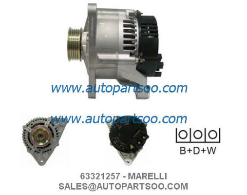 Bom preço 63321257 63321425 - Alternador MARELLI 12V 70A Alternadores on-line