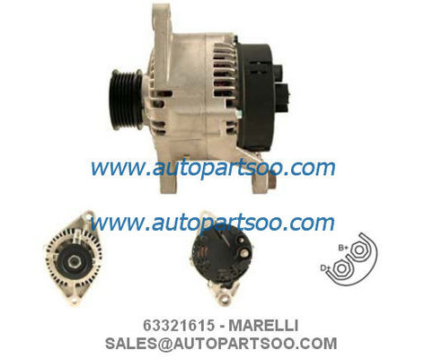 Bom preço 63321367 63321615 - Alternador MARELLI 12V 65A Alternadores on-line