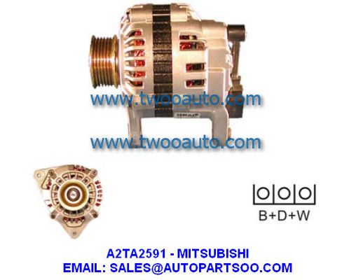 Bom preço A2T81891 A2TA2591 - Alternador MITSUBISHI 12V 70A Alternadores on-line