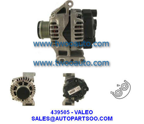 Bom preço 437504 439505 439524 - VALEO Alternador 12V 90A Alternadores on-line