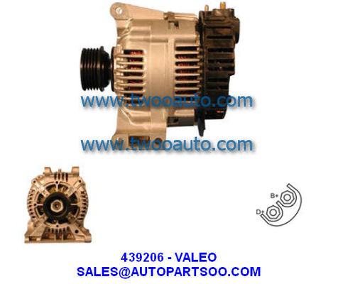 Bom preço 436732 439206 A13VI178 - VALEO Alternador 12V 90A Alternadores on-line