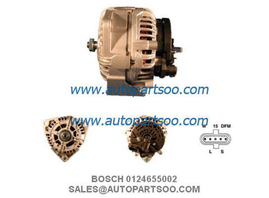 Bom preço 0124655002 0124655023 Alternador BOSCH 24 V 100 A Alternador on-line
