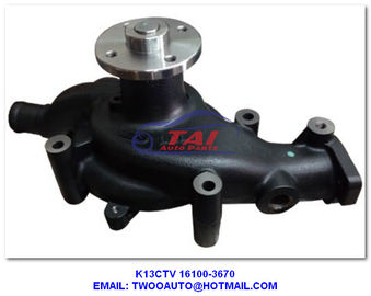 Good price Bomba da direção da energia hidráulica de K13ctv, bomba de água do motor de K13c para o Oem de Hino 16100-3670 on-line