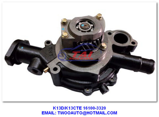 Bom preço K13D K13CTE Pomba de direcção para carros, peças para caminhões K13C Bomba de água Assy OEM 16100-3320 on-line
