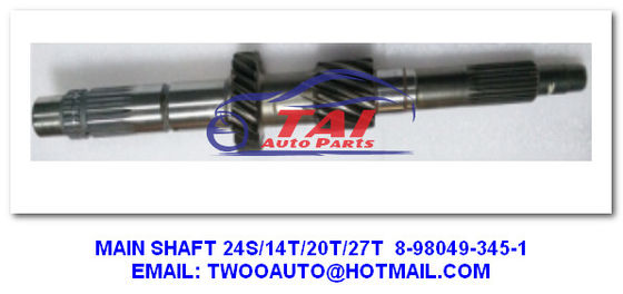 Bom preço Peças para automóveis Peças para caminhões japoneses 8-98049-345-1 Equipação do eixo de engrenagem principal para pick-up Isuzu VGS Equipação do eixo principal 24S/14T/20T/27T on-line