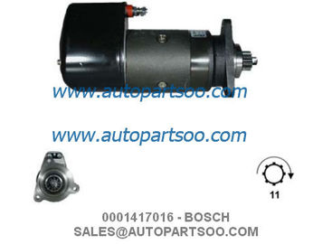 Good price 0001411015 0001417016 - motor de acionador de partida 24V de BOSCH 6.6KW 11T MOTORES DE ARRANQUE on-line