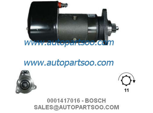 Bom preço 0001411015 0001417016 - Motor de arranque 24V 6.6KW 11T BOSCH MOTORES DE ARRANQUE on-line
