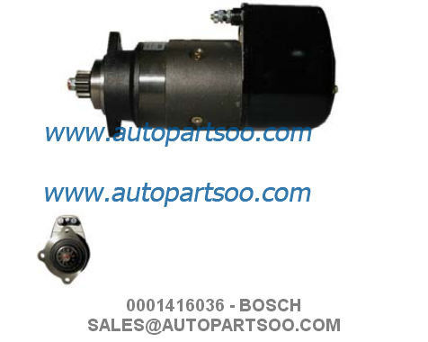 Bom preço 0001416036 - Motor de partida BOSCH 24V 6.6KW 11T MOTORES DE ARRANQUE on-line