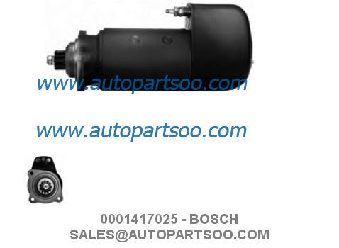 Bom preço 0001417025 - Motor de partida BOSCH 24V 6.6KW 11T MOTORES DE ARRANQUE on-line