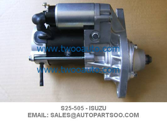 Bom preço S25-505 8970958112 - Motor de acionador de partida ISUZU 4HF1 4HG1 4HJ1 de ISUZU acionador de partida 24V on-line