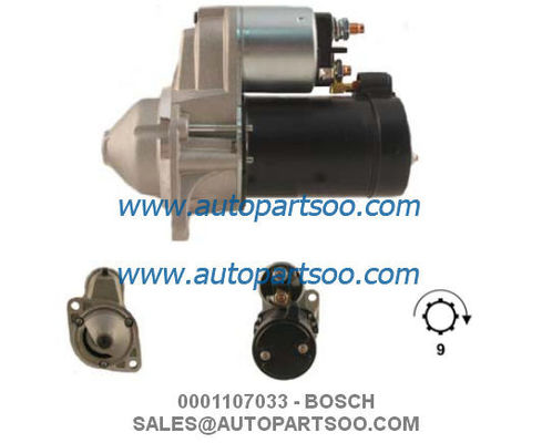 Bom preço 0001107033 0001107062 - Motor de partida BOSCH 12V 1.1KW 9T MOTORES DE ARRANQUE on-line