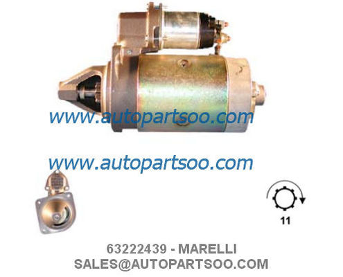 Bom preço 63222400 63222439 - Motor de partida MARELLI 12V 1.3KW 11T MOTORES DE ARRANQUE on-line