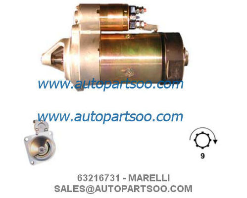 Bom preço 63216731 ​​63216747 - Motor de partida MARELLI 12V 4KW 9T MOTORES DE ARRANQUE on-line