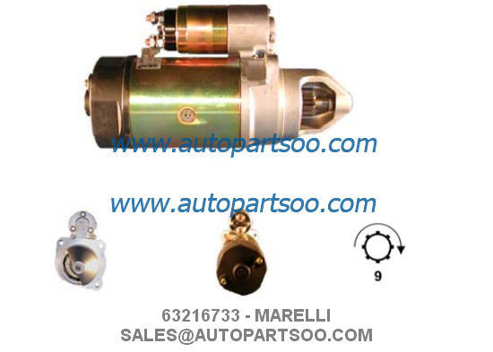 Bom preço 63216702 63216733 - Motor de partida MARELLI 24V 4KW 9T MOTORES DE ARRANQUE on-line