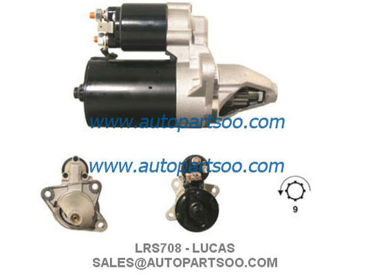 Bom preço LRS708 LRS899 - Motor de partida LUCAS 12V 0.8KW 9T MOTORES DE ARRANQUE on-line