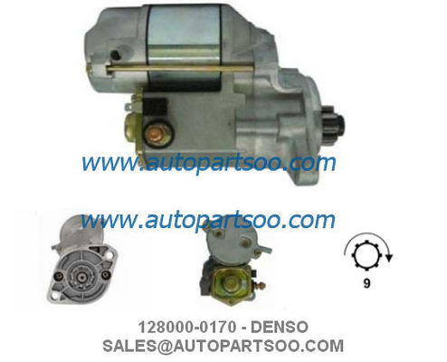 Bom preço 128000-0171 128000-6640 - Motor de partida DENSO 12V 1.4KW 9T MOTORES DE ARRANQUE on-line