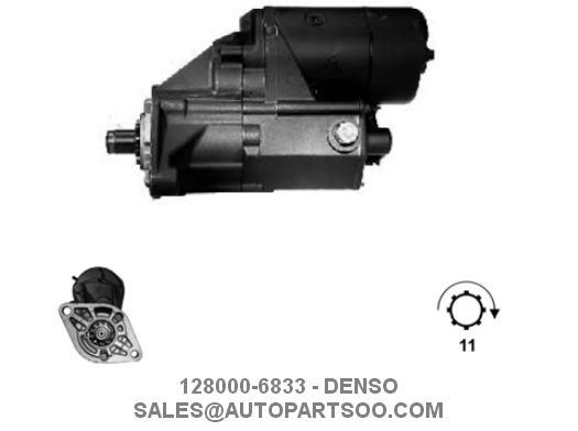 Bom preço 128000-6833 128000-7360 - Motor de partida DENSO 12V 2.5KW 11T MOTORES DE ARRANQUE on-line