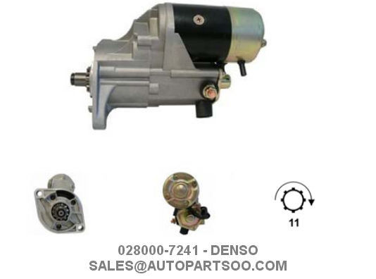 Bom preço 028000-7240 028000-7241 - Motor de partida DENSO 24V 4.5KW 11T MOTORES DE ARRANQUE on-line