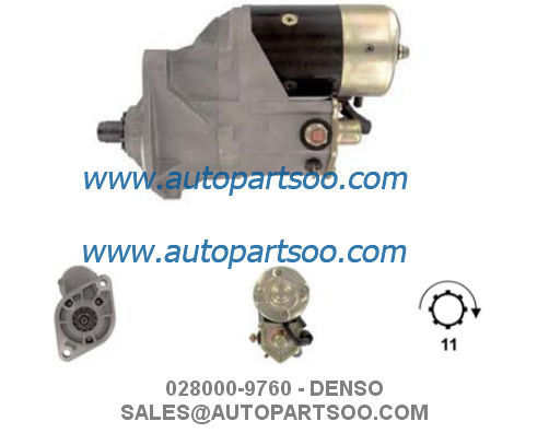 Bom preço 028000-9760 28100-1542 - Motor de partida DENSO 24V 4.5KW 11T MOTORES DE ARRANQUE on-line