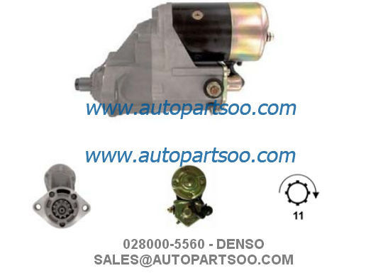 Bom preço 028000-5500 028000-5560 - Motor de partida DENSO 12V 2.5KW 11T MOTORES DE ARRANQUE on-line