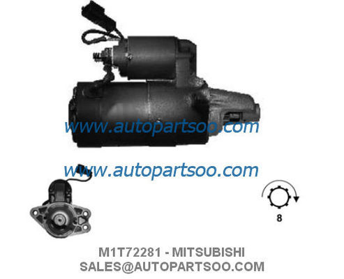 Bom preço M1T72281 M1T72281A - Motor de partida MITSUBISHI 12V 1.4KW 8T MOTORES DE ARRANQUE on-line