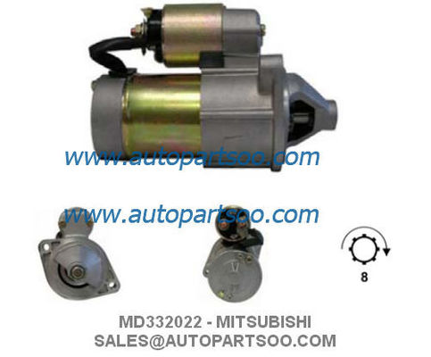 Bom preço MD332022 MD356104 - Motor de partida MITSUBISHI 12V 1.2KW 8T MOTORES DE ARRANQUE on-line